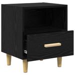 Casa si Gradina - Mobilier - Comode si corpuri - Noptiere - Noptiera cu sertar 2 pcs Stejar negru 40 x 35 x 47.5 cm - Infinity.ro