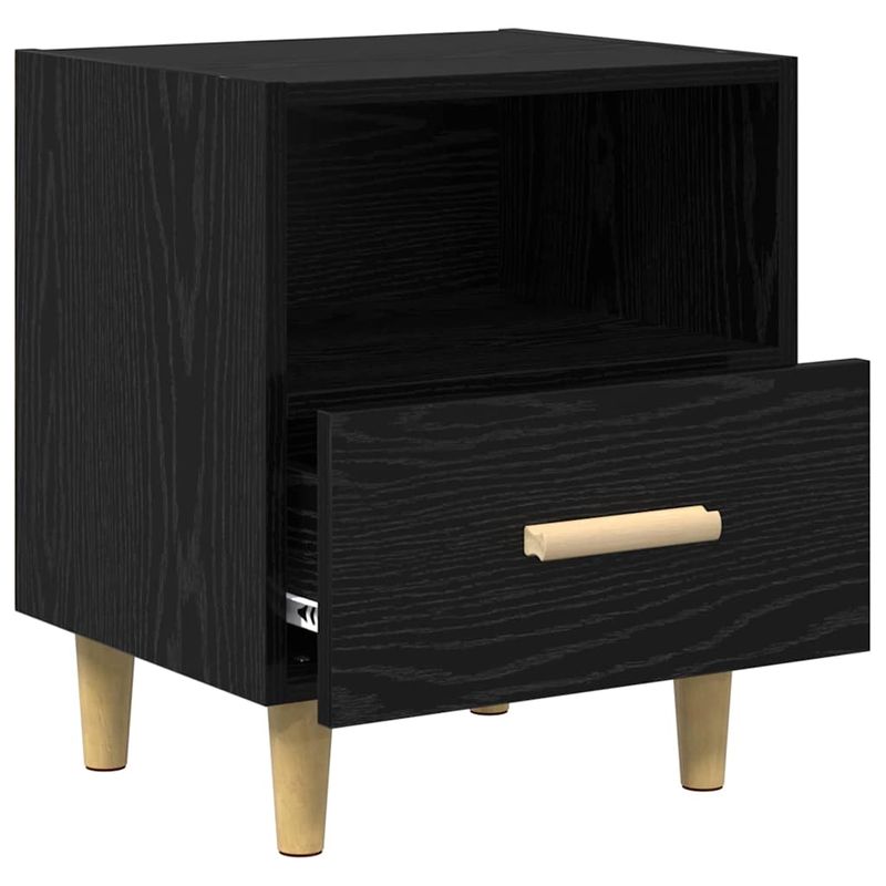Casa si Gradina - Mobilier - Comode si corpuri - Noptiere - Noptiera cu sertar 2 pcs Stejar negru 40 x 35 x 47.5 cm - Infinity.ro