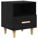 Casa si Gradina - Mobilier - Comode si corpuri - Noptiere - Noptiera cu sertar 2 pcs Stejar negru 40 x 35 x 47.5 cm - Infinity.ro