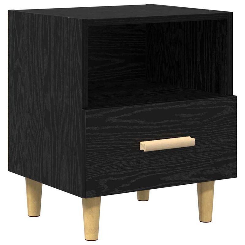 Casa si Gradina - Mobilier - Comode si corpuri - Noptiere - Noptiera cu sertar 2 pcs Stejar negru 40 x 35 x 47.5 cm - Infinity.ro