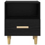 Casa si Gradina - Mobilier - Comode si corpuri - Noptiere - Noptiera cu sertar 2 pcs Stejar negru 40 x 35 x 47.5 cm - Infinity.ro