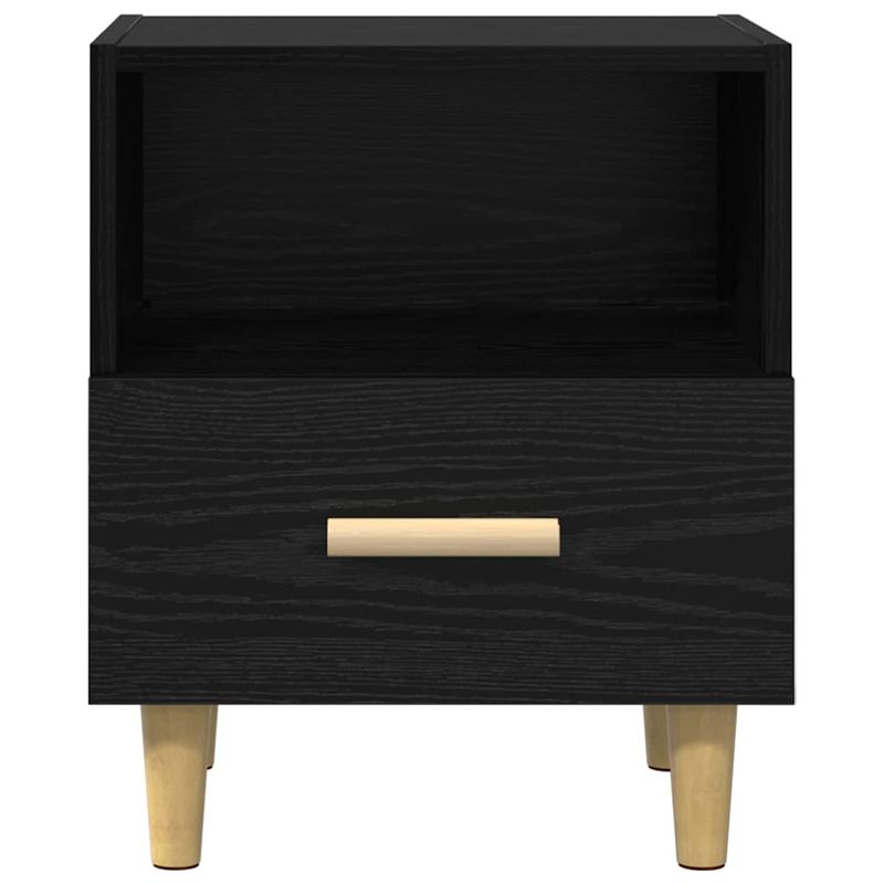 Casa si Gradina - Mobilier - Comode si corpuri - Noptiere - Noptiera cu sertar 2 pcs Stejar negru 40 x 35 x 47.5 cm - Infinity.ro