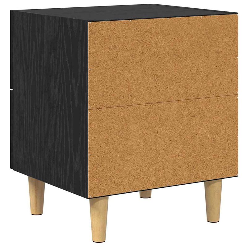 Casa si Gradina - Mobilier - Comode si corpuri - Noptiere - Noptiera cu sertar 2 pcs Stejar negru 40 x 35 x 47.5 cm - Infinity.ro