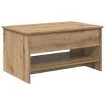 Casa si Gradina - Mobilier - Mese si birouri - Masute de cafea - Masa de cafea stejar artizanal 80 x 50.5 x 41.5 cm - Infinity.ro
