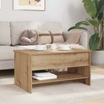 Casa si Gradina - Mobilier - Mese si birouri - Masute de cafea - Masa de cafea stejar artizanal 80 x 50.5 x 41.5 cm - Infinity.ro