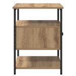 Casa si Gradina - Mobilier - Comode si corpuri - Noptiere - Noptiera stejar artizanal 40 x 42 x 56 cm Lemn compozit - Infinity.ro