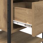 Casa si Gradina - Mobilier - Comode si corpuri - Noptiere - Noptiera stejar artizanal 40 x 42 x 56 cm Lemn compozit - Infinity.ro