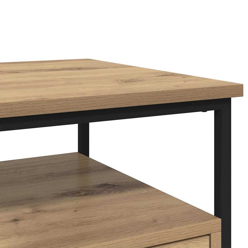 Casa si Gradina - Mobilier - Comode si corpuri - Noptiere - Noptiera stejar artizanal 40 x 42 x 56 cm Lemn compozit - Infinity.ro