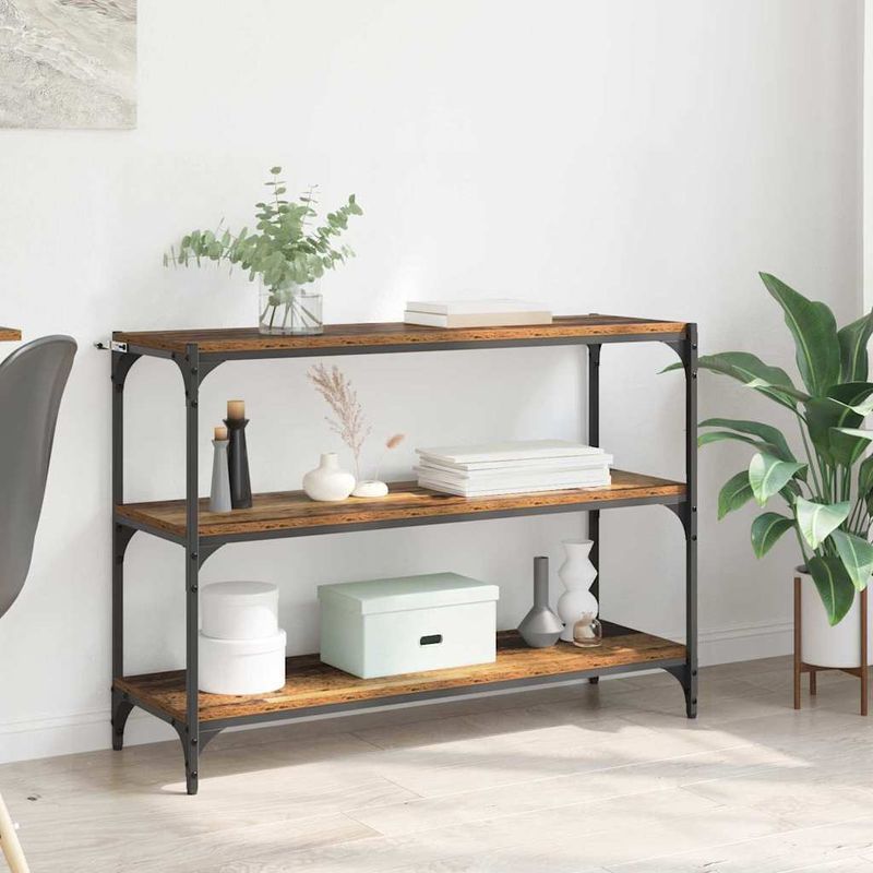 Casa si Gradina - Mobilier - Biblioteci si rafturi - Biblioteci - Dulap pentru carti Lemn vechi 100 x 33 x 71 cm Lemn compozit - Infinity.ro