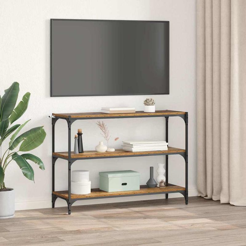 Casa si Gradina - Mobilier - Biblioteci si rafturi - Biblioteci - Dulap pentru carti Lemn vechi 100 x 33 x 71 cm Lemn compozit - Infinity.ro