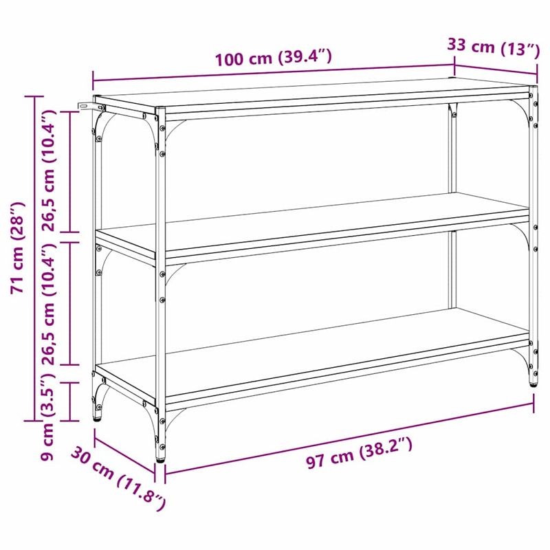 Casa si Gradina - Mobilier - Biblioteci si rafturi - Biblioteci - Dulap pentru carti Lemn vechi 100 x 33 x 71 cm Lemn compozit - Infinity.ro