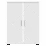 Casa si Gradina - Mobilier - Mobilier baie - Corpuri baie - Dulap de Baie cu raft cu usa Alb 60 x 35 x 80 cm Lemn compozit - Infinity.ro