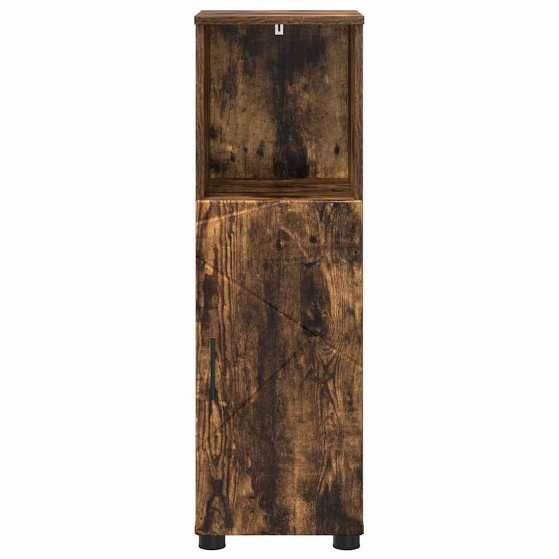 Casa si Gradina - Mobilier - Mobilier baie - Corpuri baie - Dulap de Baie Stejar afumat 30 x 35 x 95 cm Lemn compozit - Infinity.ro