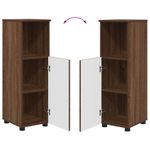 Casa si Gradina - Mobilier - Mobilier baie - Corpuri baie - Dulap de Baie cu raft Stejar brun 30 x 35 x 95 cm Lemn compozit - Infinity.ro