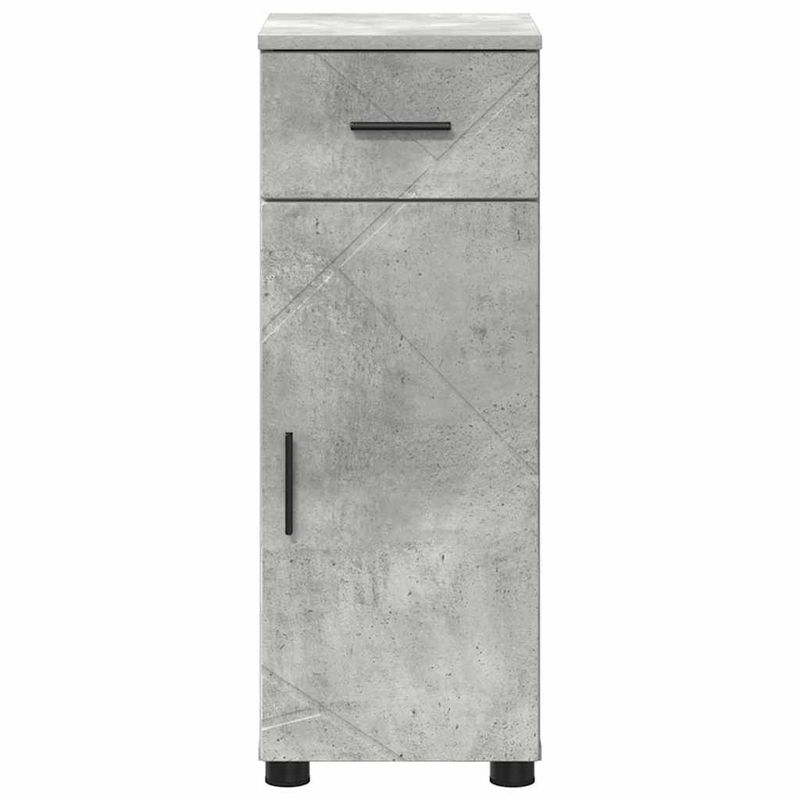 Casa si Gradina - Mobilier - Mobilier baie - Corpuri baie - Dulap de Baie cu sertar Gri beton 30 x 35 x 80 cm Lemn compozit - Infinity.ro