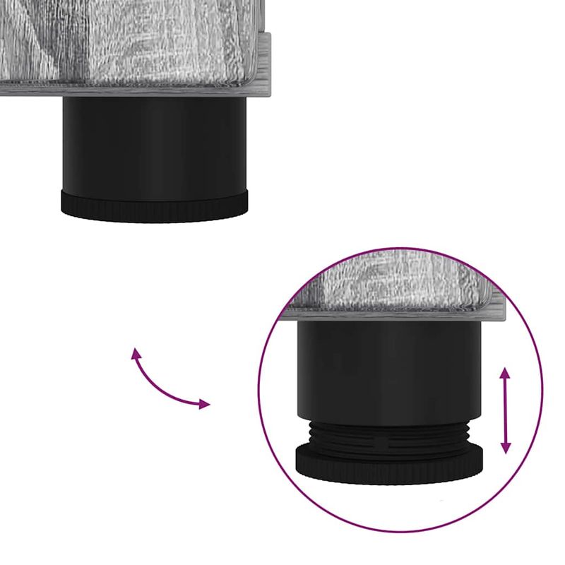 Casa si Gradina - Mobilier - Mobilier baie - Corpuri baie - Dulap de Baie cu usa sonoma gri 30 x 35 x 80 cm Lemn compozit - Infinity.ro