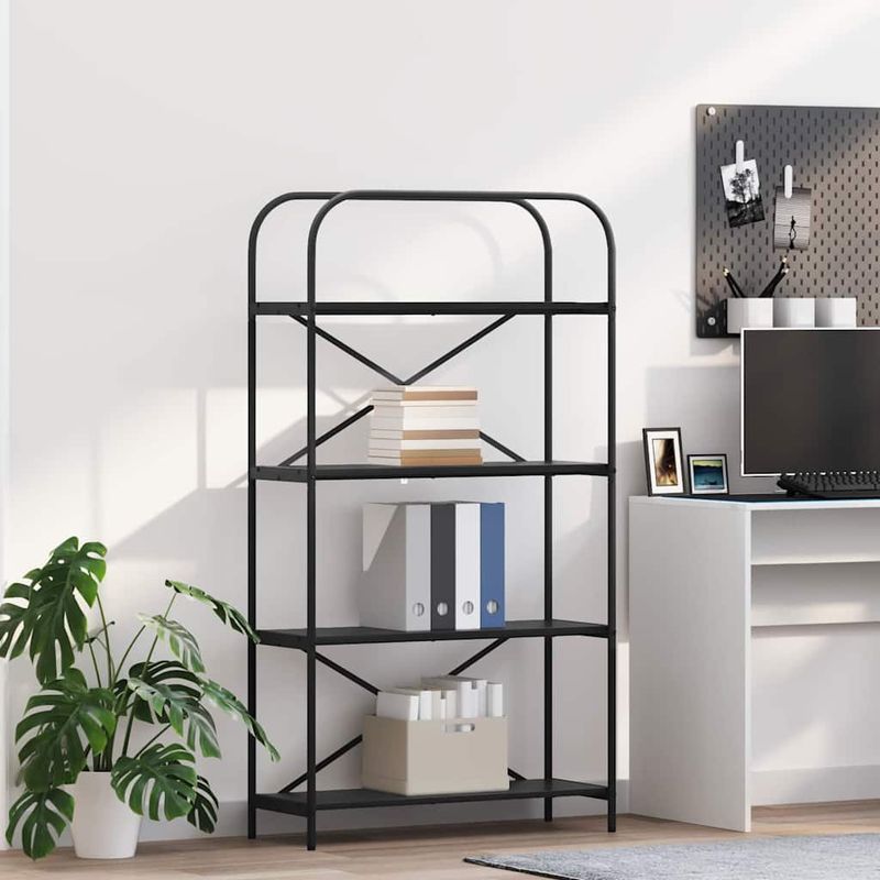 Casa si Gradina - Mobilier - Biblioteci si rafturi - Biblioteci - Raft pentru carti Stejar negru 80 x 30 x 146 cm Lemn compozit - Infinity.ro