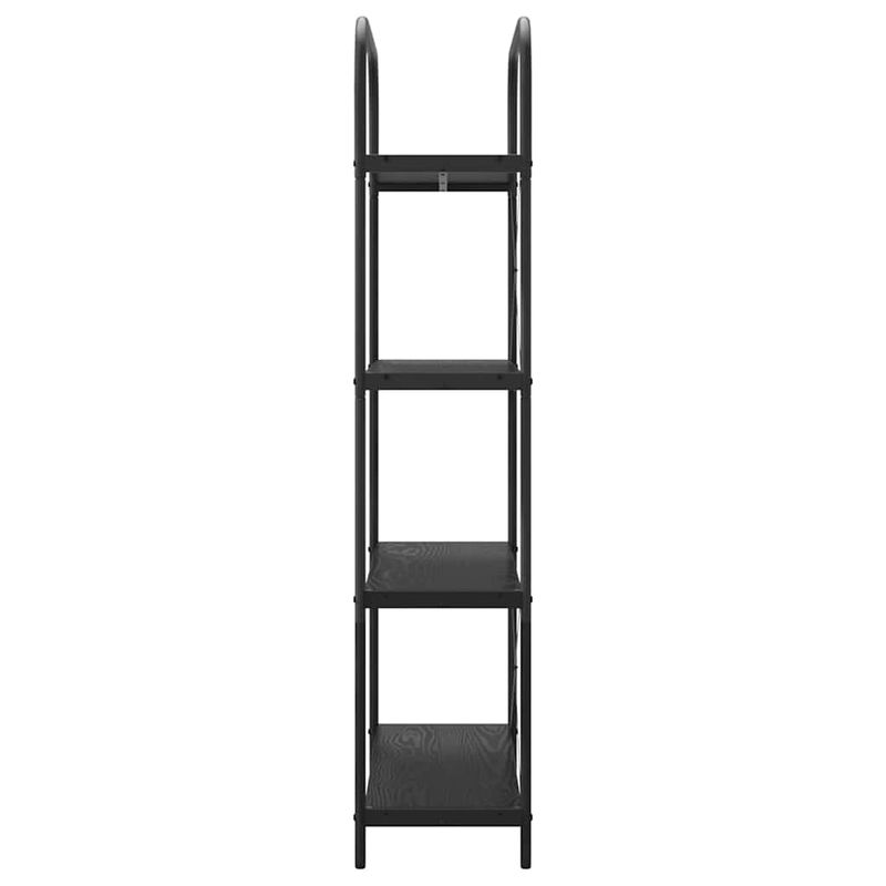 Casa si Gradina - Mobilier - Biblioteci si rafturi - Biblioteci - Raft pentru carti Stejar negru 80 x 30 x 146 cm Lemn compozit - Infinity.ro