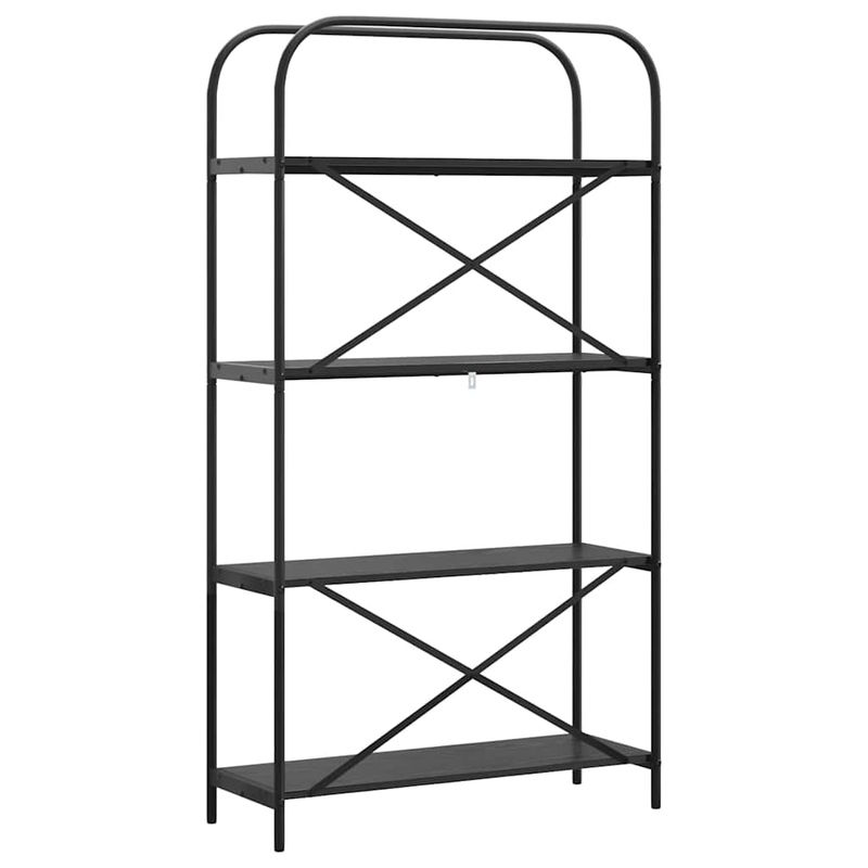 Casa si Gradina - Mobilier - Biblioteci si rafturi - Biblioteci - Raft pentru carti Stejar negru 80 x 30 x 146 cm Lemn compozit - Infinity.ro
