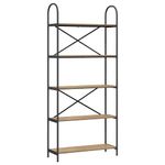 Casa si Gradina - Mobilier - Biblioteci si rafturi - Biblioteci - Raft pentru carti stejar artizanal 80 x 30 x 183 cm - Infinity.ro