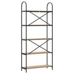 Casa si Gradina - Mobilier - Biblioteci si rafturi - Biblioteci - Raft pentru carti stejar artizanal 80 x 30 x 183 cm - Infinity.ro