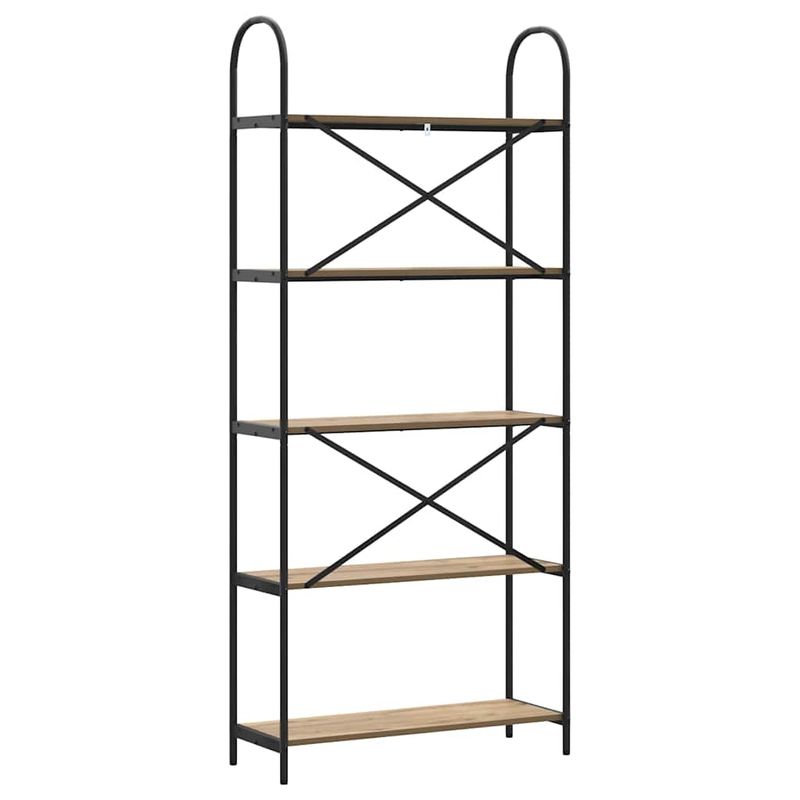 Casa si Gradina - Mobilier - Biblioteci si rafturi - Biblioteci - Raft pentru carti stejar artizanal 80 x 30 x 183 cm - Infinity.ro