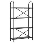 Casa si Gradina - Mobilier - Biblioteci si rafturi - Biblioteci - Raft pentru carti Stejar negru 80 x 30 x 146 cm Lemn compozit - Infinity.ro