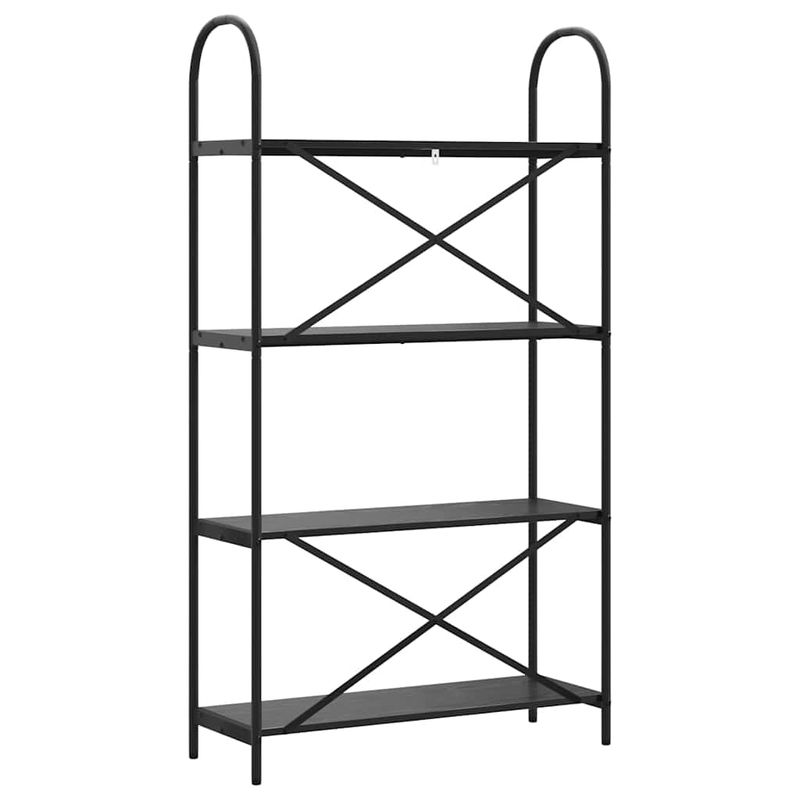 Casa si Gradina - Mobilier - Biblioteci si rafturi - Biblioteci - Raft pentru carti Stejar negru 80 x 30 x 146 cm Lemn compozit - Infinity.ro