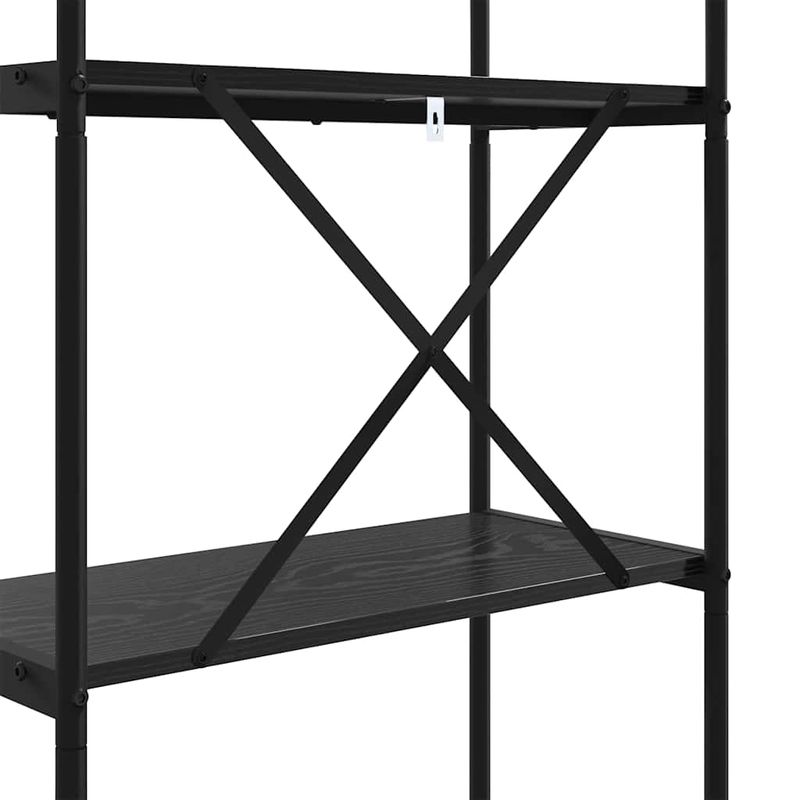 Casa si Gradina - Mobilier - Biblioteci si rafturi - Biblioteci - Raft pentru carti Stejar negru 80 x 30 x 146 cm Lemn compozit - Infinity.ro