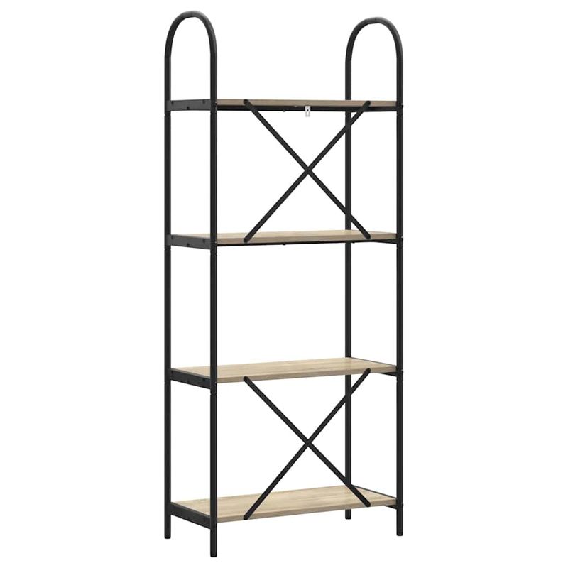 Casa si Gradina - Mobilier - Biblioteci si rafturi - Biblioteci - Raft pentru carti Stejar sonoma 60 x 30 x 146 cm Lemn compozit - Infinity.ro