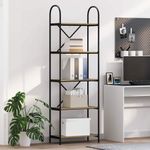 Casa si Gradina - Mobilier - Biblioteci si rafturi - Biblioteci - Raft pentru carti stejar artizanal 60 x 30 x 183 cm - Infinity.ro