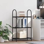 Casa si Gradina - Mobilier - Biblioteci si rafturi - Biblioteci - Raft pentru carti Stejar negru 60 x 30 x 109 cm Lemn compozit - Infinity.ro