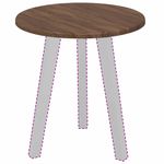 Casa si Gradina - Mobilier - Feronerie si accesorii mobila - Placa de masa Stejar brun 40 x 40 x 1.5 cm Lemn compozit - Infinity.ro