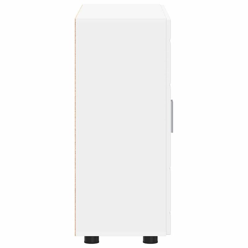 Casa si Gradina - Mobilier - Seturi de mobilier - Seturi living - Bufet cu raft cu usa Alb 55.5 x 29 x 100 cm Lemn compozit - Infinity.ro