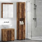 Casa si Gradina - Mobilier - Mobilier baie - Corpuri baie - Dulap de Baie TULUM Lemn vechi 37 x 31.5 x 203 cm Lemn compozit - Infinity.ro