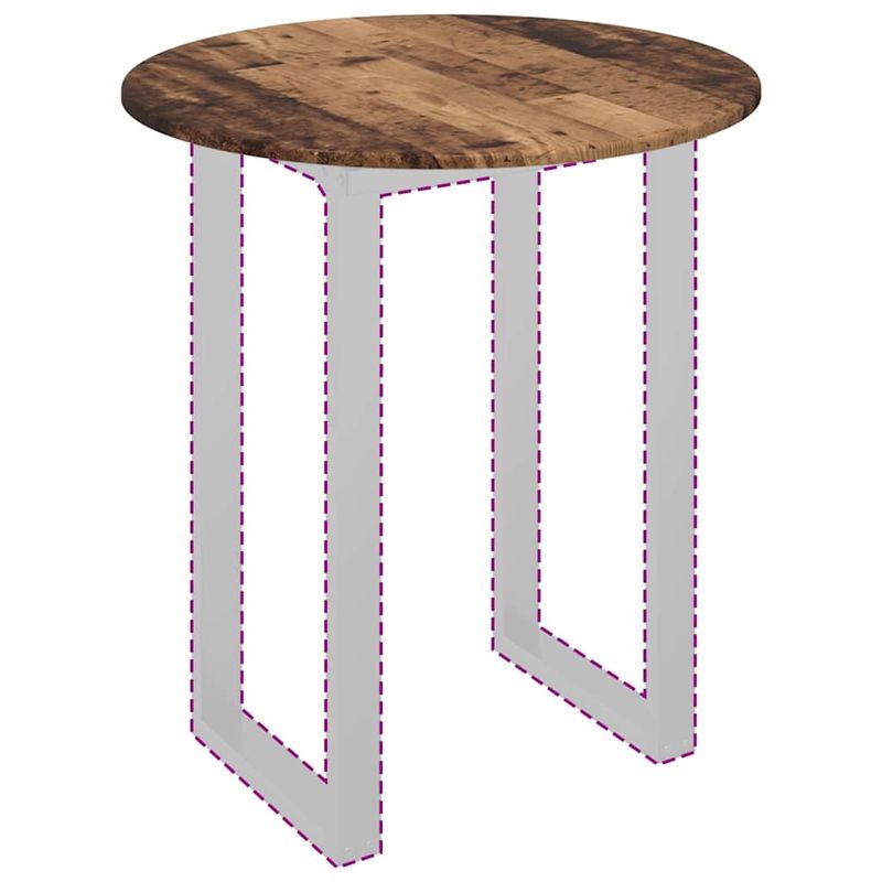 Casa si Gradina - Mobilier - Feronerie si accesorii mobila - Placa de masa Lemn vechi 70 x 70 x 1.5 cm Lemn compozit - Infinity.ro