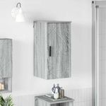 Casa si Gradina - Mobilier - Mobilier baie - Corpuri baie - Dulap de Baie cu usa sonoma gri 30 x 31.5 x 61 cm Lemn compozit - Infinity.ro