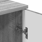 Casa si Gradina - Mobilier - Mobilier baie - Corpuri baie - Dulap de Baie cu usa sonoma gri 30 x 31.5 x 61 cm Lemn compozit - Infinity.ro