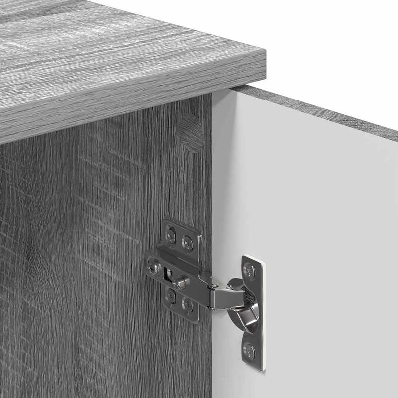 Casa si Gradina - Mobilier - Mobilier baie - Corpuri baie - Dulap de Baie cu usa sonoma gri 30 x 31.5 x 61 cm Lemn compozit - Infinity.ro
