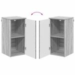 Casa si Gradina - Mobilier - Mobilier baie - Corpuri baie - Dulap de Baie cu usa sonoma gri 30 x 31.5 x 61 cm Lemn compozit - Infinity.ro