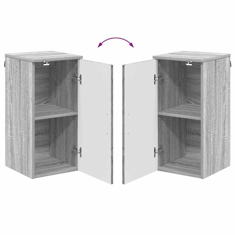 Casa si Gradina - Mobilier - Mobilier baie - Corpuri baie - Dulap de Baie cu usa sonoma gri 30 x 31.5 x 61 cm Lemn compozit - Infinity.ro