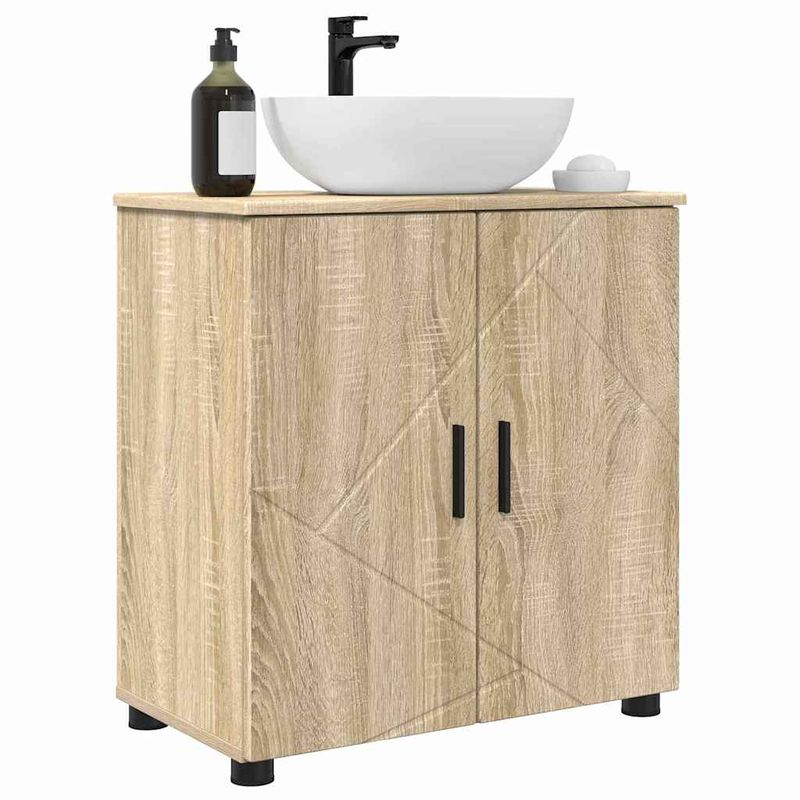 Casa si Gradina - Mobilier - Mobilier baie - Corpuri baie - Dulap de Baie Stejar sonoma 61 x 35 x 64 cm Lemn compozit - Infinity.ro