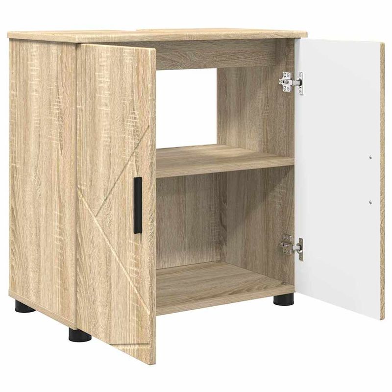 Casa si Gradina - Mobilier - Mobilier baie - Corpuri baie - Dulap de Baie Stejar sonoma 61 x 35 x 64 cm Lemn compozit - Infinity.ro
