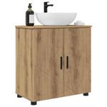 Casa si Gradina - Mobilier - Mobilier baie - Corpuri baie - Dulap de Baie stejar artizanal 61 x 35 x 64 cm Lemn compozit - Infinity.ro