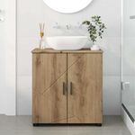 Casa si Gradina - Mobilier - Mobilier baie - Corpuri baie - Dulap de Baie stejar artizanal 61 x 35 x 64 cm Lemn compozit - Infinity.ro