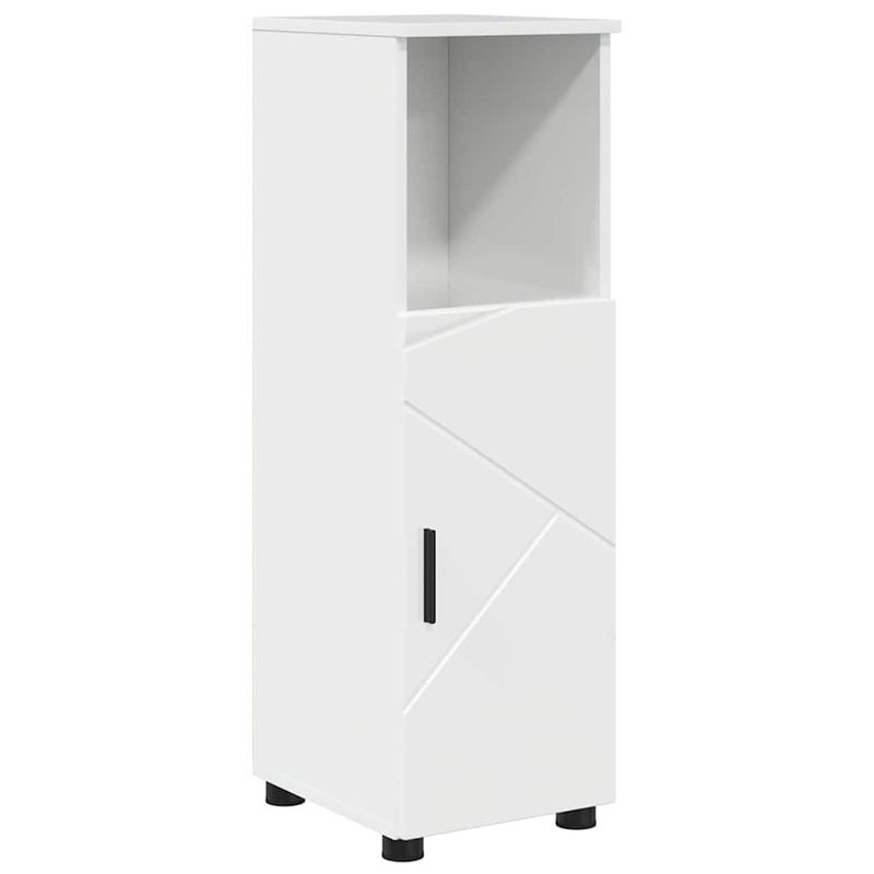 Casa si Gradina - Mobilier - Mobilier baie - Corpuri baie - Dulap de Baie Alb foarte lucios 30 x 35 x 95 cm Lemn compozit - Infinity.ro