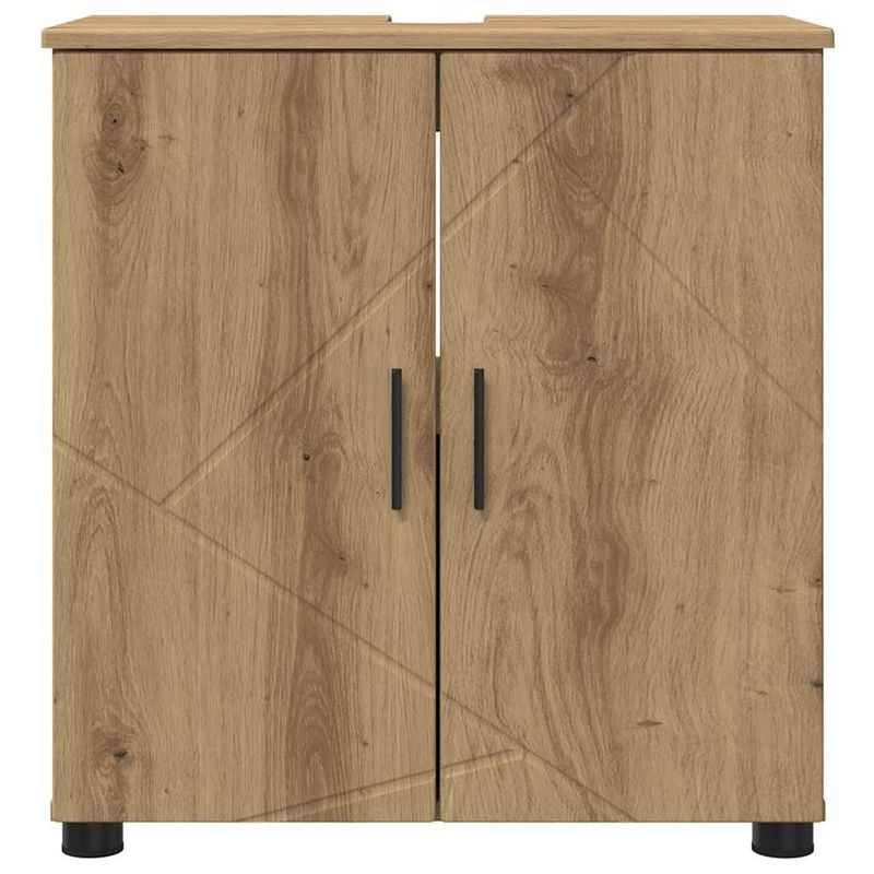 Casa si Gradina - Mobilier - Mobilier baie - Corpuri baie - Dulap de Baie stejar artizanal 61 x 35 x 64 cm Lemn compozit - Infinity.ro