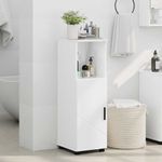 Casa si Gradina - Mobilier - Mobilier baie - Corpuri baie - Dulap de Baie Alb foarte lucios 30 x 35 x 95 cm Lemn compozit - Infinity.ro