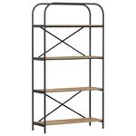 Casa si Gradina - Mobilier - Biblioteci si rafturi - Biblioteci - Raft pentru carti stejar artizanal 80 x 30 x 146 cm - Infinity.ro