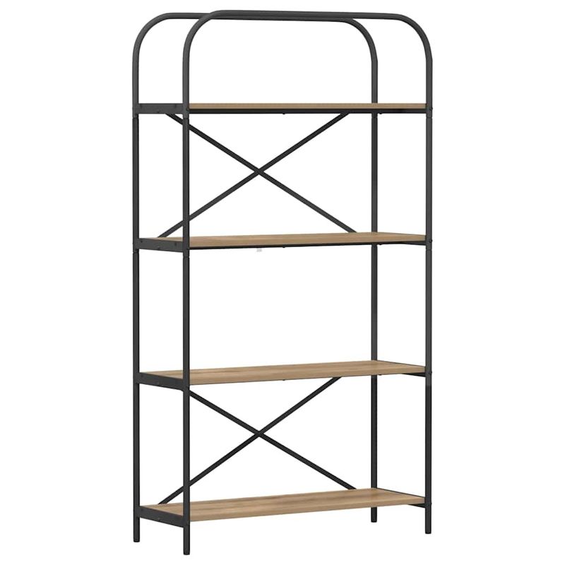 Casa si Gradina - Mobilier - Biblioteci si rafturi - Biblioteci - Raft pentru carti stejar artizanal 80 x 30 x 146 cm - Infinity.ro